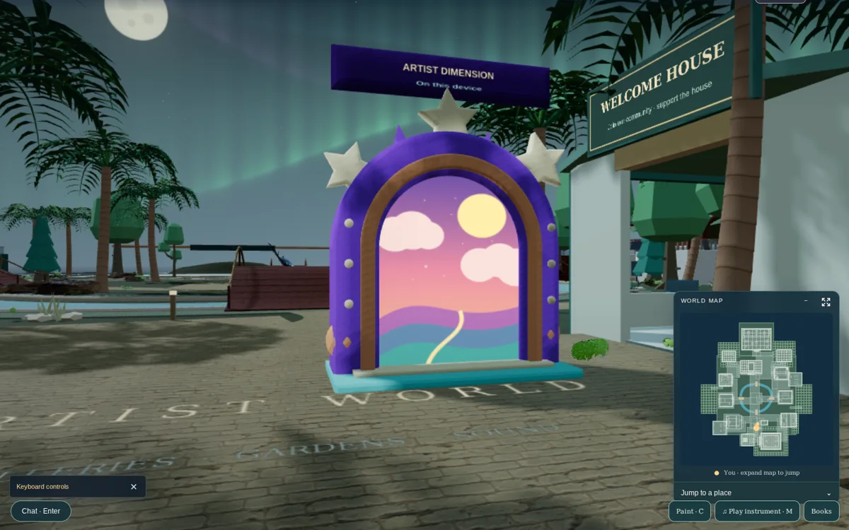 3D Worlds editor preview